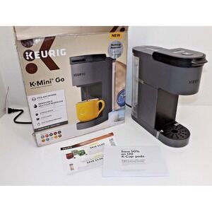 Keurig K-Mini Go Single-Serve K-Cup Pod Coffee Maker Gray In box